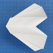 avion de papel sailor wing plane