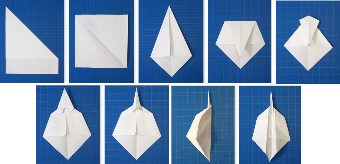 como hacer un avion de origami